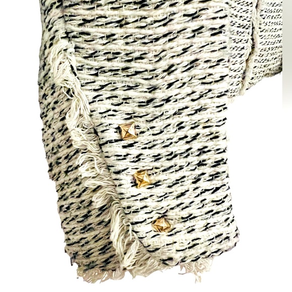 Line & Dot Tweed Jacket - Picture 6 of 6